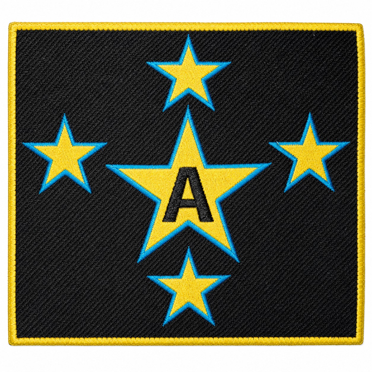 A woven patch sample