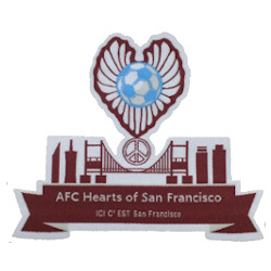 AFC Hearts woven patch sample