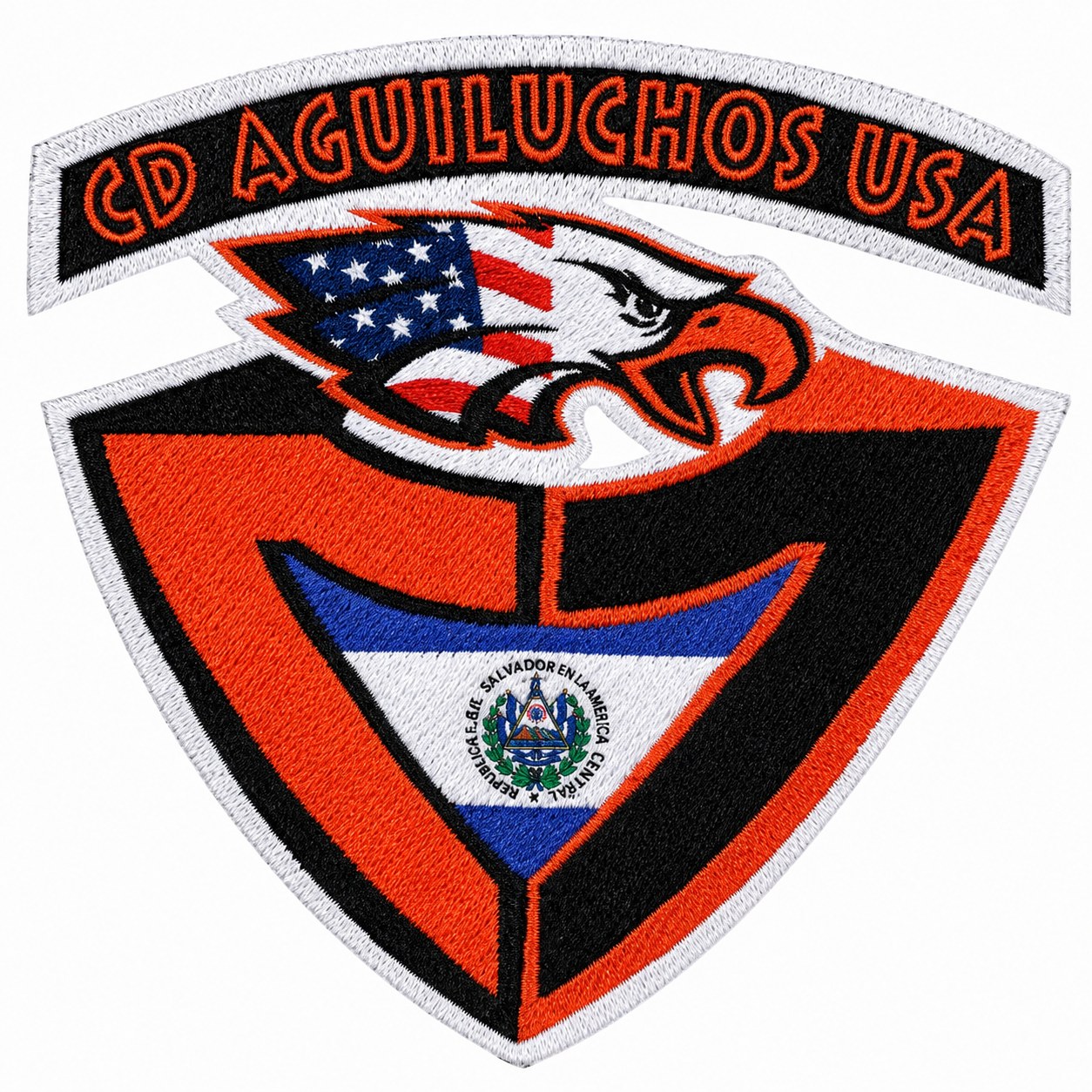 CD Aguiluchos woven patch sample
