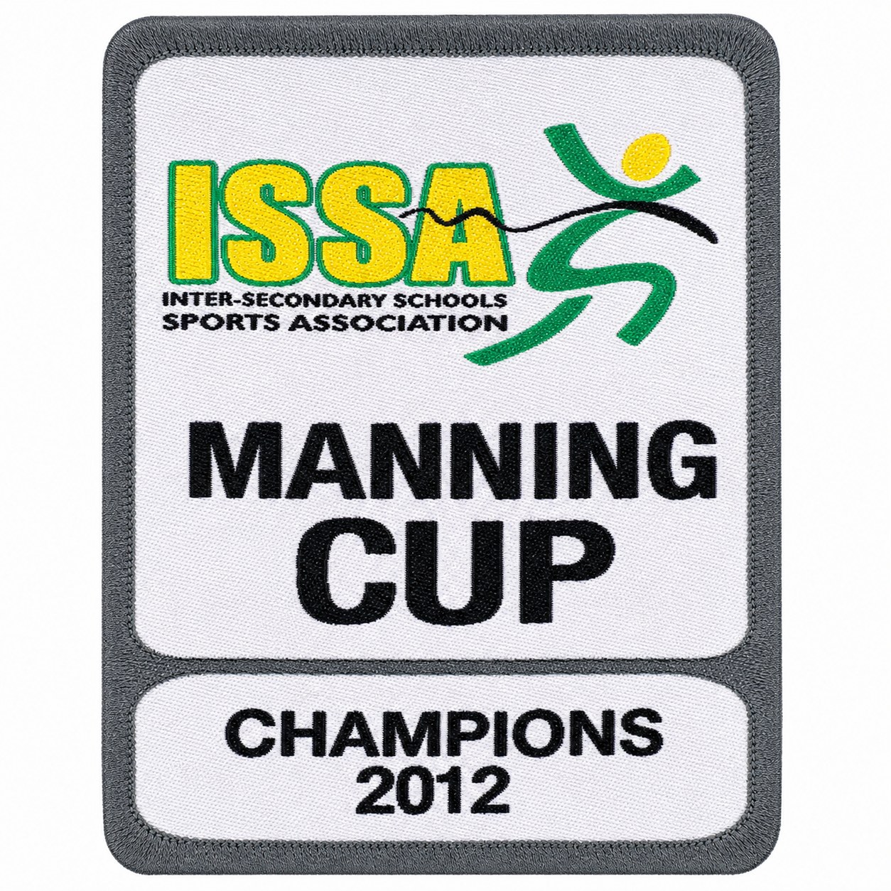 Manning Cup woven patch sample