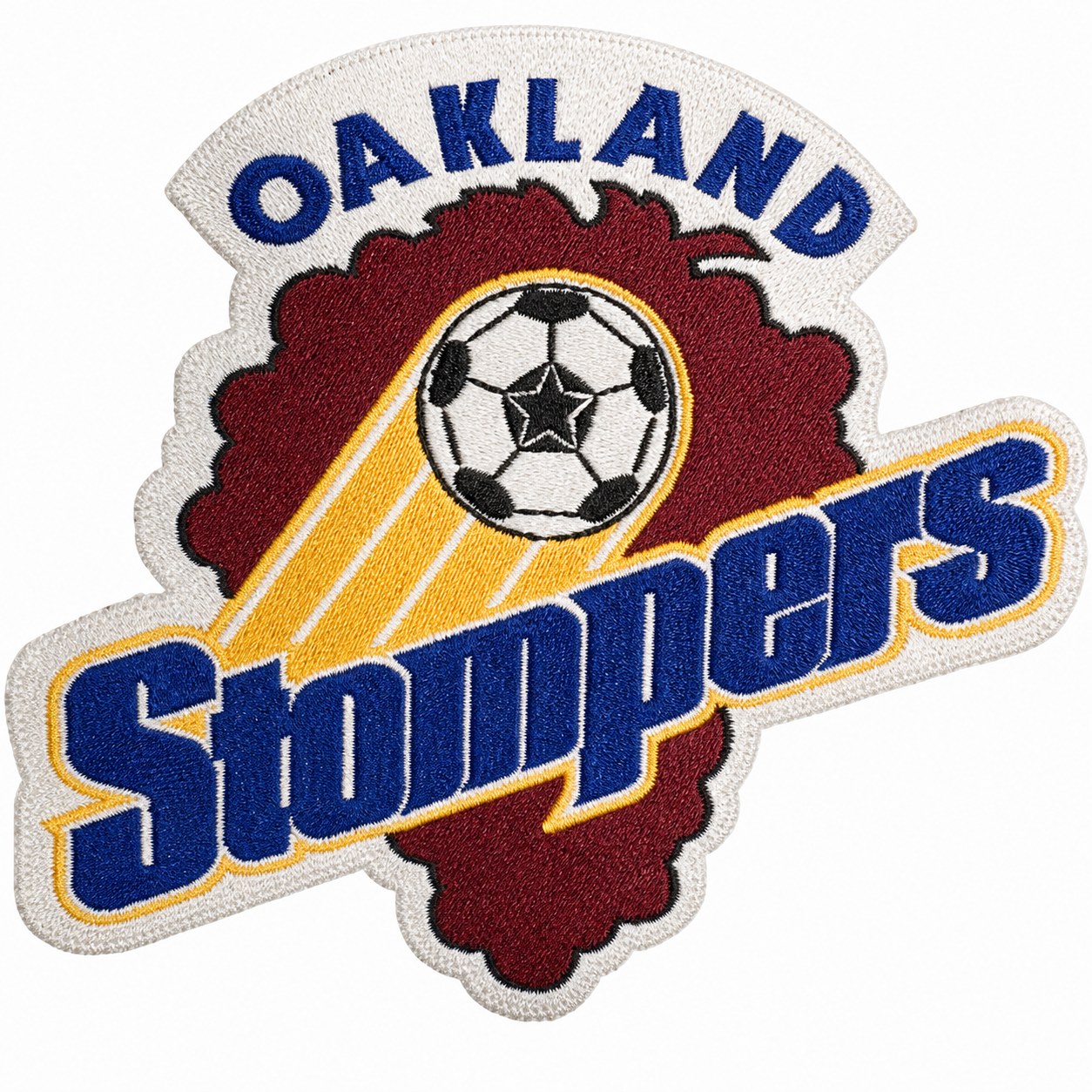 Stompers woven patch sample